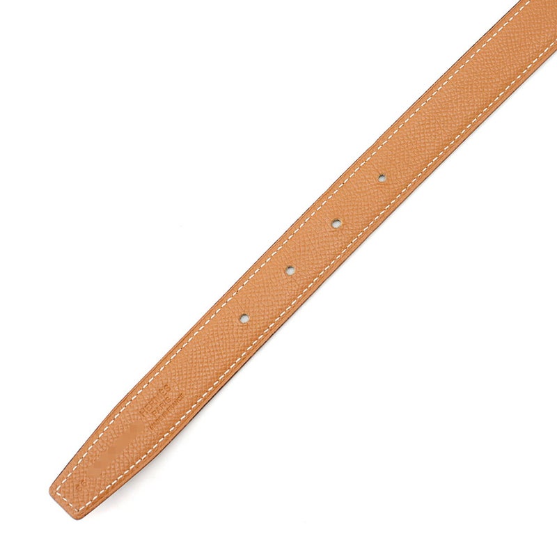 エルメス ベルト ガンマ ブラック/ゴールド/ゴールド金具 スイフト/エプソン U刻印 サイズ85 HERMES リバーシブル