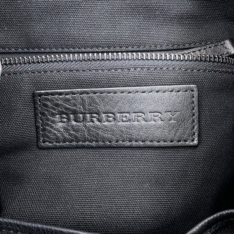 バーバリー リュック キャンバス バックパック 3945950 BURBERRY バッグ リュックサック 黒