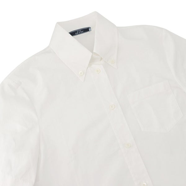 プラダ シャツ 半袖 ポプリン ロゴ レディースサイズ40 P477IR P477IR PRADA トップス 白