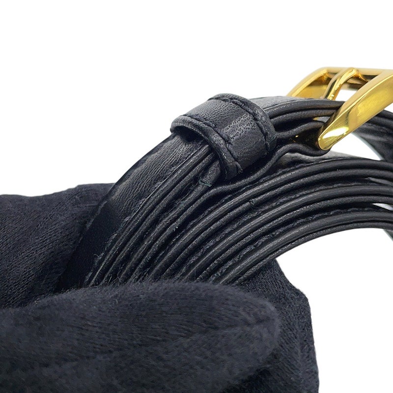 プラダ ハンドバッグ ギャザー ナッパゴーフル 1BA173 PRADA 2way 黒