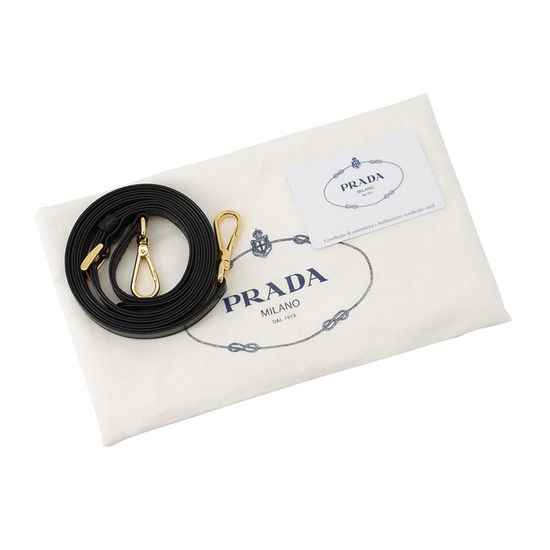プラダ ハンドバッグ ギャザー ナッパゴーフル 1BA173 PRADA 2way 黒