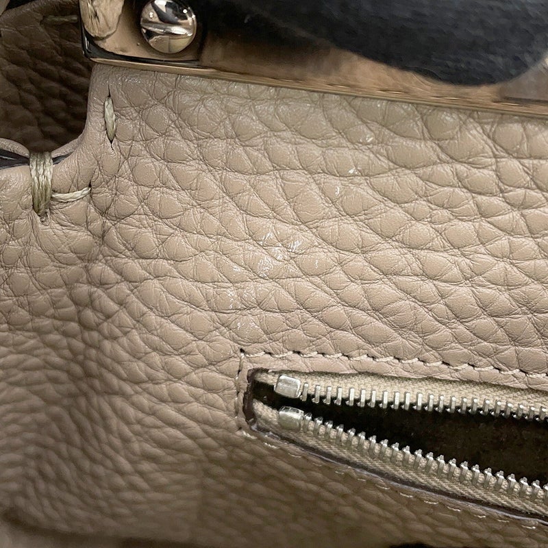 フェンディ ハンドバッグ ミニ ピーカブー セレリア カーフレザー パイソン 8BN244 FENDI 2way