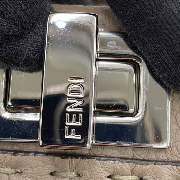 フェンディ ハンドバッグ ミニ ピーカブー セレリア カーフレザー パイソン 8BN244 FENDI 2way
