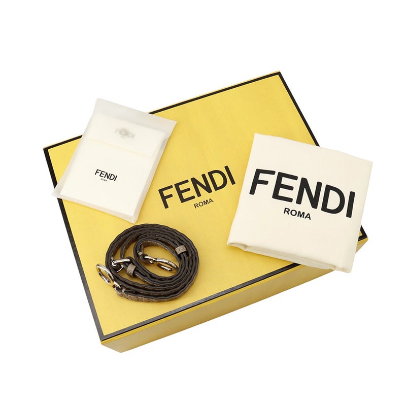 フェンディ ハンドバッグ ミニ ピーカブー セレリア カーフレザー パイソン 8BN244 FENDI 2way