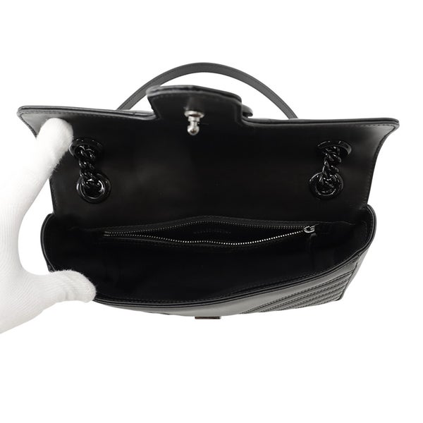 グッチ チェーンショルダーバッグ GGマーモント キルティング スモール レザー 443497 GUCCI 黒