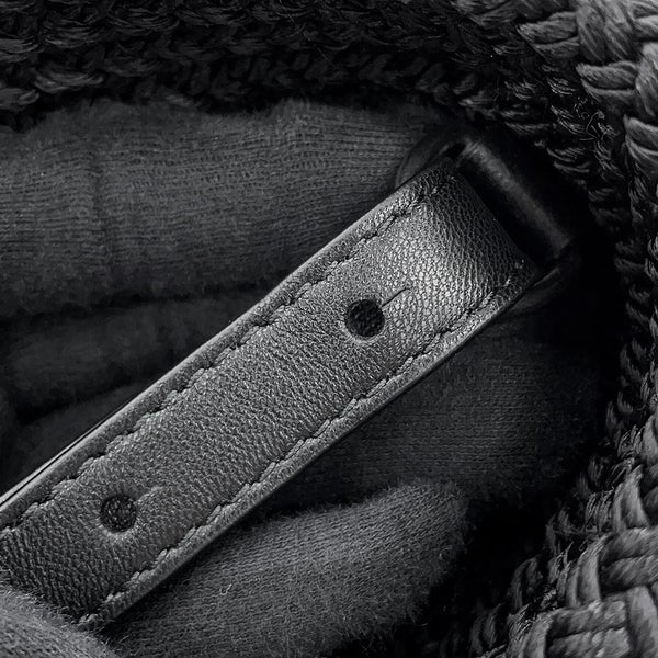 バレンシアガ ハンドバッグ イビザ バスケット バッグ ナイロン 695612 BALENCIAGA 2way かごバッグ 黒