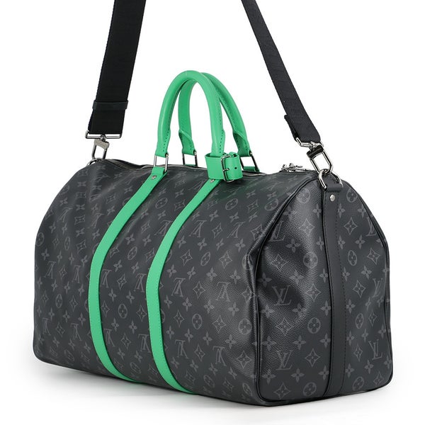 ルイヴィトン ボストンバッグ モノグラム・エクリプス キーポル・ バンドリエール50 M26434 LOUIS VUITTON トラベルバッグ 黒