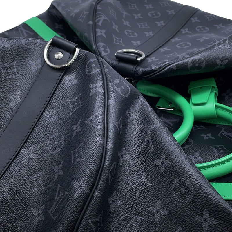 ルイヴィトン ボストンバッグ モノグラム・エクリプス キーポル・ バンドリエール50 M26434 LOUIS VUITTON トラベルバッグ 黒