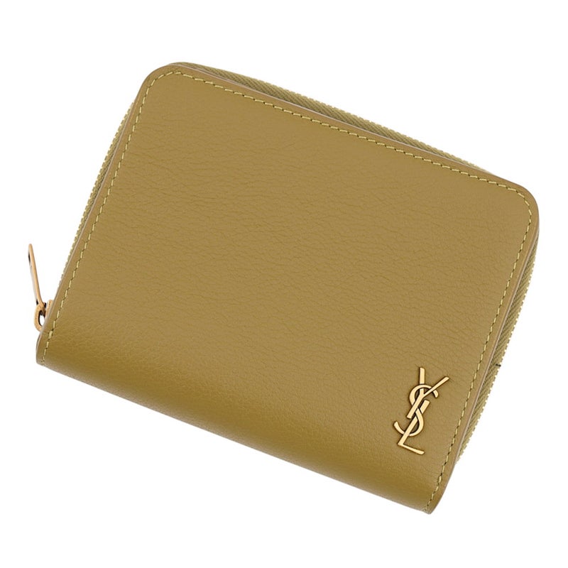 サンローランパリ 二つ折り財布 YSL コンパクトジップ アラウンドウォレット レザー 668936 SAINT LAURENT PARIS 財布