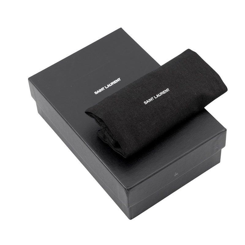 サンローランパリ 二つ折り財布 YSL コンパクトジップ アラウンドウォレット レザー 668936 SAINT LAURENT PARIS 財布