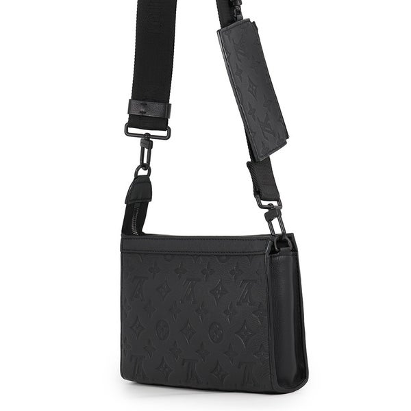 ルイヴィトン ショルダーバッグ モノグラム・シャドウ ガストン・ウエアラブル ウォレット M81115 LOUIS VUITTON 黒 ブラック