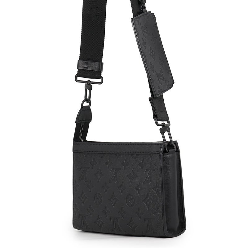 ルイヴィトン ショルダーバッグ モノグラム・シャドウ ガストン・ウエアラブル ウォレット M81115 LOUIS VUITTON 黒 ブラック