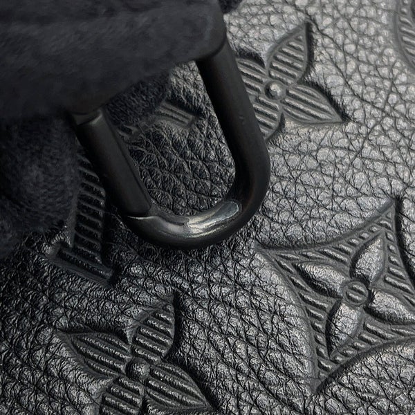ルイヴィトン ショルダーバッグ モノグラム・シャドウ ガストン・ウエアラブル ウォレット M81115 LOUIS VUITTON 黒 ブラック