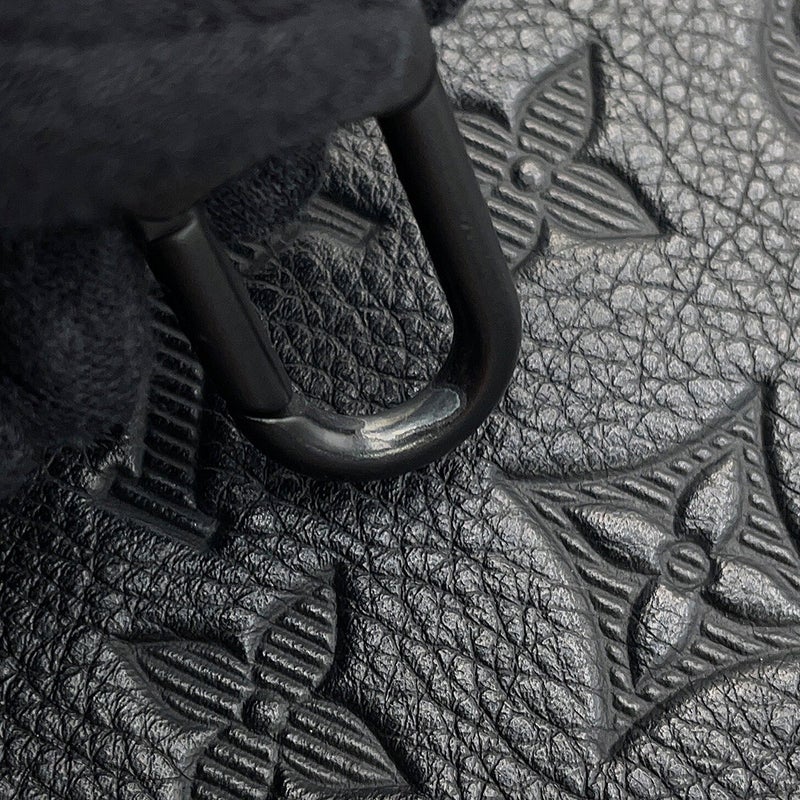 ルイヴィトン ショルダーバッグ モノグラム・シャドウ ガストン・ウエアラブル ウォレット M81115 LOUIS VUITTON 黒 ブラック