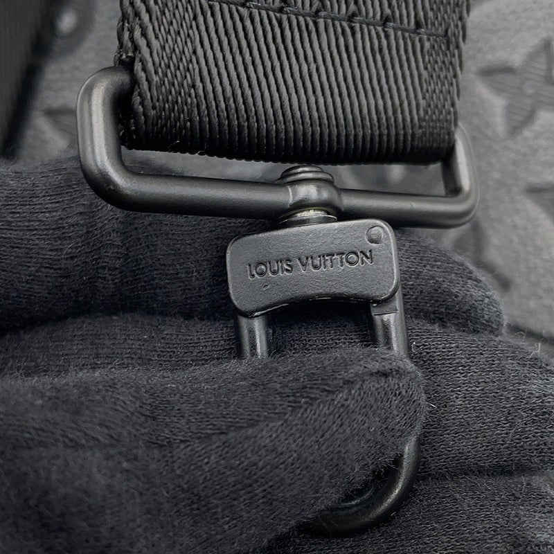 ルイヴィトン ショルダーバッグ モノグラム・シャドウ ガストン・ウエアラブル ウォレット M81115 LOUIS VUITTON 黒 ブラック