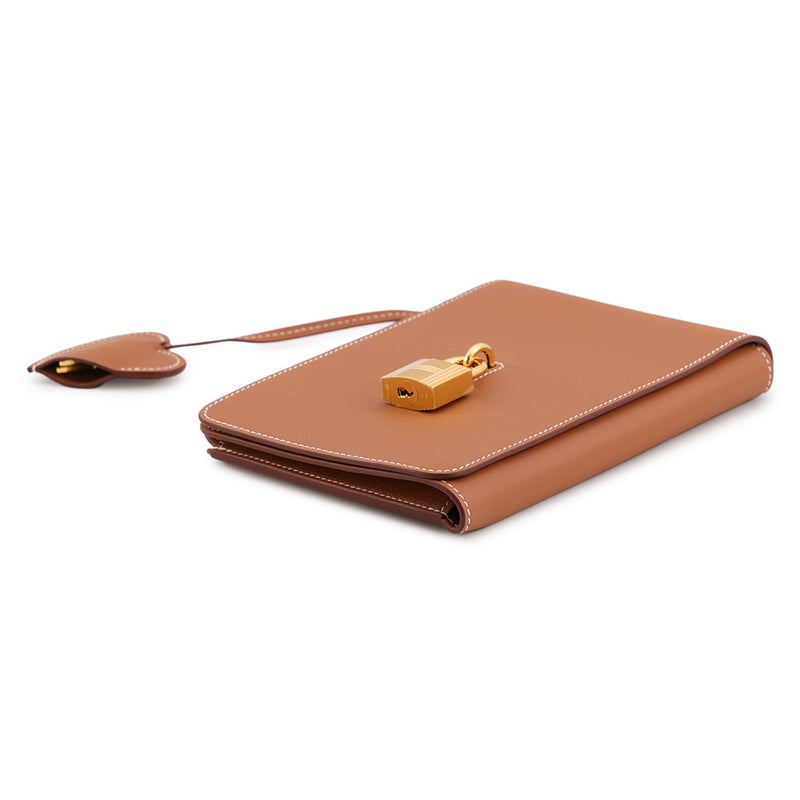 エルメス ノートカバー カルネ・シークレット ゴールド/ゴールド金具 スイフト W刻印 HERMES アニマポリス