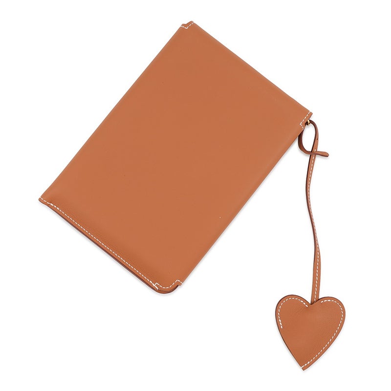 エルメス ノートカバー カルネ・シークレット ゴールド/ゴールド金具 スイフト W刻印 HERMES アニマポリス