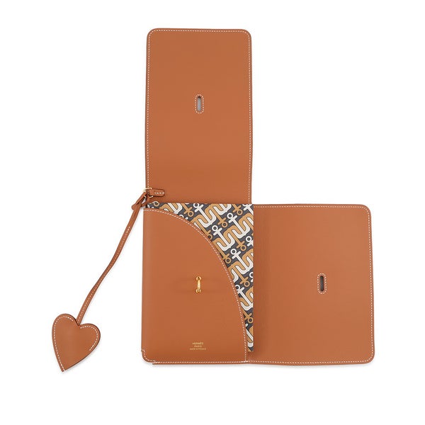 エルメス ノートカバー カルネ・シークレット ゴールド/ゴールド金具 スイフト W刻印 HERMES アニマポリス