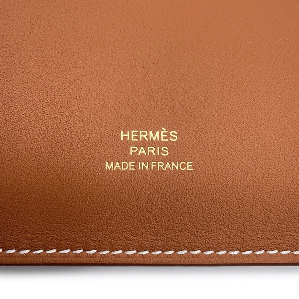 エルメス ノートカバー カルネ・シークレット ゴールド/ゴールド金具 スイフト W刻印 HERMES アニマポリス