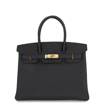 Hermès Birkin 30 Black Togo Gold