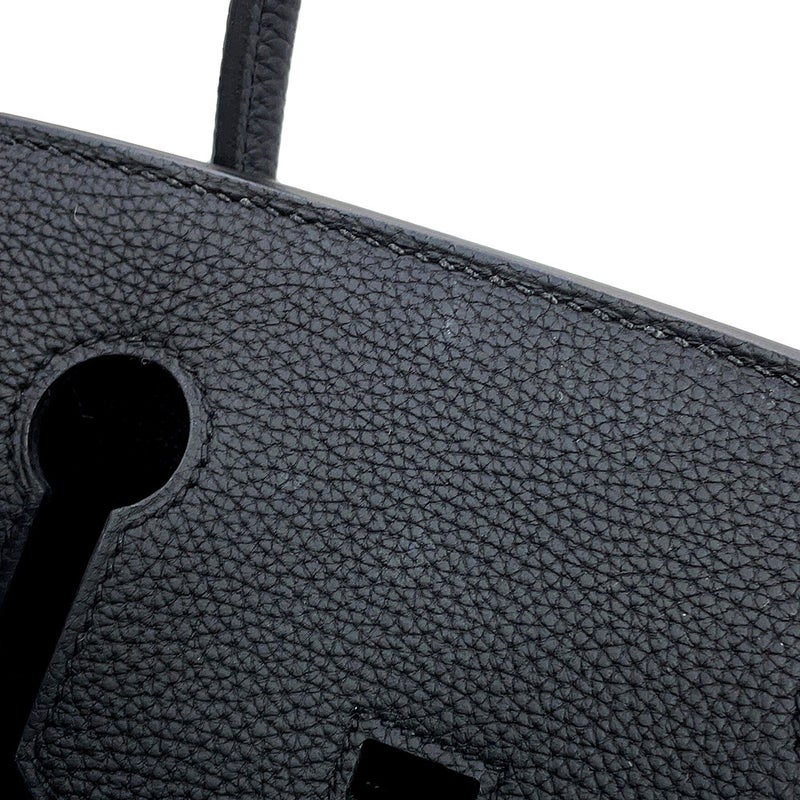エルメス バーキン30 ブラック/ゴールド金具 トゴ W刻印 HERMES Birkin ハンドバッグ 黒