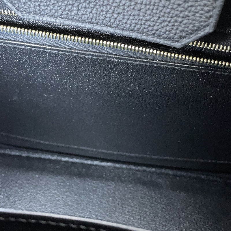 エルメス バーキン30 ブラック/ゴールド金具 トゴ W刻印 HERMES Birkin ハンドバッグ 黒