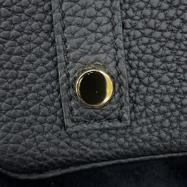 エルメス バーキン30 ブラック/ゴールド金具 トゴ W刻印 HERMES Birkin ハンドバッグ 黒