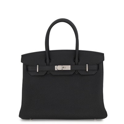 Hermès Birkin 30 Black Togo Palladium