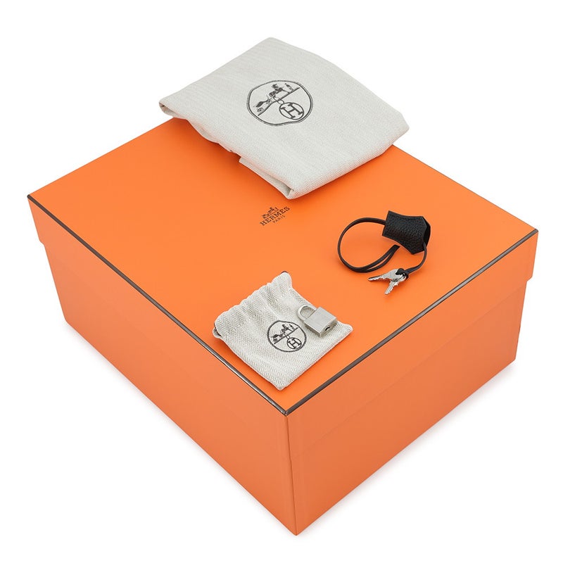 エルメス バーキン30 ブラック/シルバー金具 トゴ G刻印 HERMES Birkin ハンドバッグ 黒