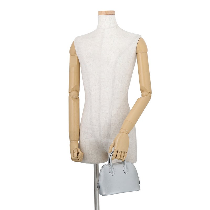 エルメス ボリード1923 ミニ アルジャン/シルバー金具 シェブルシャムキラ K刻印 HERMES ２wayショルダー
