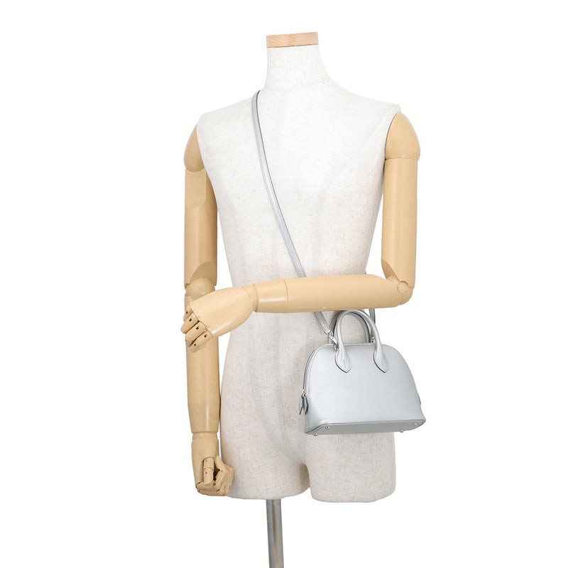 エルメス ボリード1923 ミニ アルジャン/シルバー金具 シェブルシャムキラ K刻印 HERMES ２wayショルダー