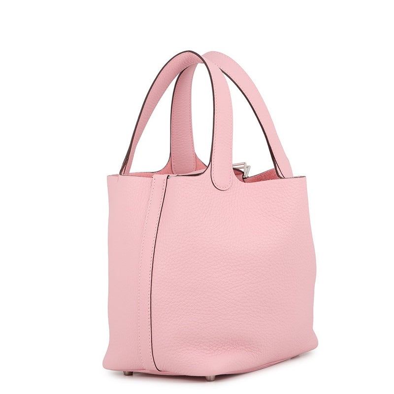 エルメス ハンドバッグ ピコタンロックPM ローズサクラ/シルバー金具 トリヨンクレマンス K刻印 HERMES