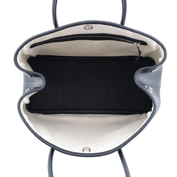 エルメス トートバッグ ガーデンパーティTPM ブラック/シルバー金具 ネゴンダ G刻印 HERMES Garden Party 黒