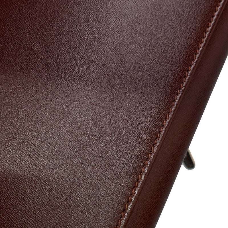 エルメス ハンドバッグ ケリー25 外縫い モカ/シャンパンゴールド金具 ボックスカーフ G刻印 HERMES Kelly 2wayバッグ