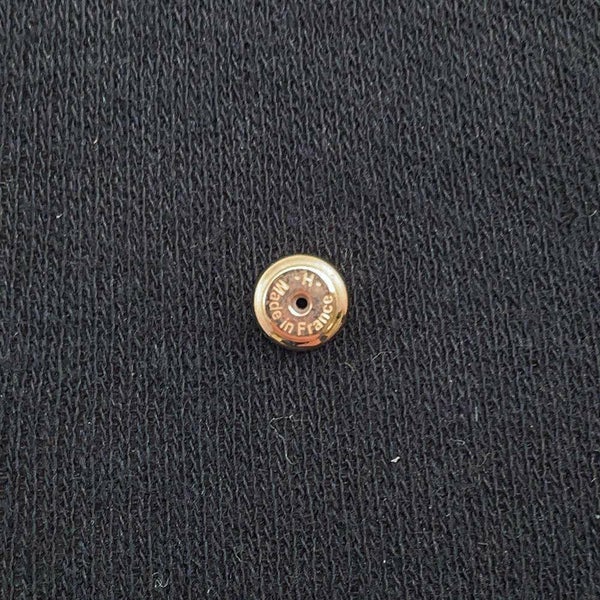 エルメス ピアス ミニ・ポップアッシュ ブラック/ピンクゴールド金具 Hモチーフ HERMES Pop H ポップH 黒