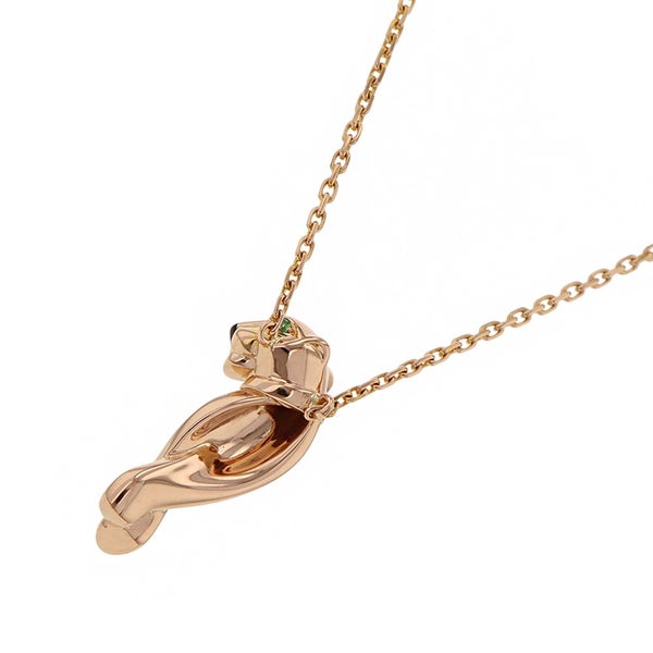 カルティエ ネックレス パンテール ドゥ カルティエ ネックレス オニキス ツァボライトガーネット K18PG Cartier