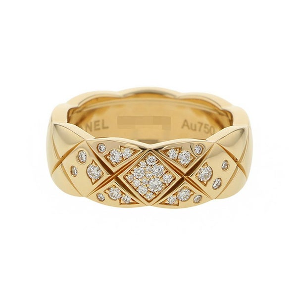 シャネル リング ココクラッシュ コレクション ミディアムモデル ダイヤモンド K18YG リングサイズ49 J10864 CHANEL 指輪