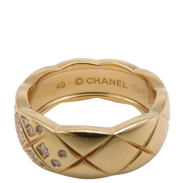 シャネル リング ココクラッシュ コレクション ミディアムモデル ダイヤモンド K18YG リングサイズ49 J10864 CHANEL 指輪