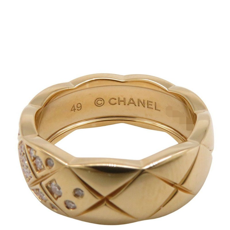 シャネル リング ココクラッシュ コレクション ミディアムモデル ダイヤモンド K18YG リングサイズ49 J10864 CHANEL 指輪