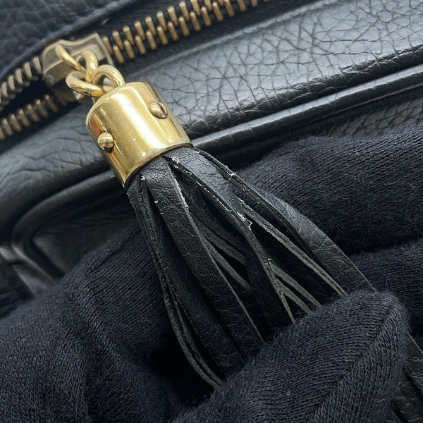 グッチ ショルダーバッグ ソーホー ミニディスコ レザー 347994 GUCCI バッグ 黒