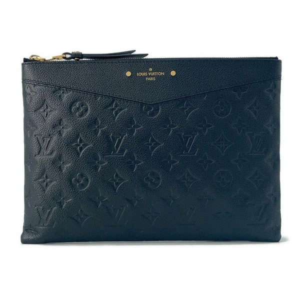 ルイヴィトン クラッチバッグ モノグラム・アンプラント デイリーポーチ M62937 LOUIS VUITTON ブラック 黒