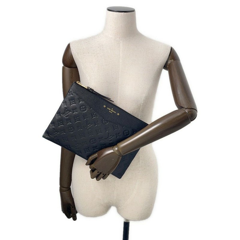 ルイヴィトン クラッチバッグ モノグラム・アンプラント デイリーポーチ M62937 LOUIS VUITTON ブラック 黒