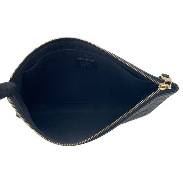 ルイヴィトン クラッチバッグ モノグラム・アンプラント デイリーポーチ M62937 LOUIS VUITTON ブラック 黒