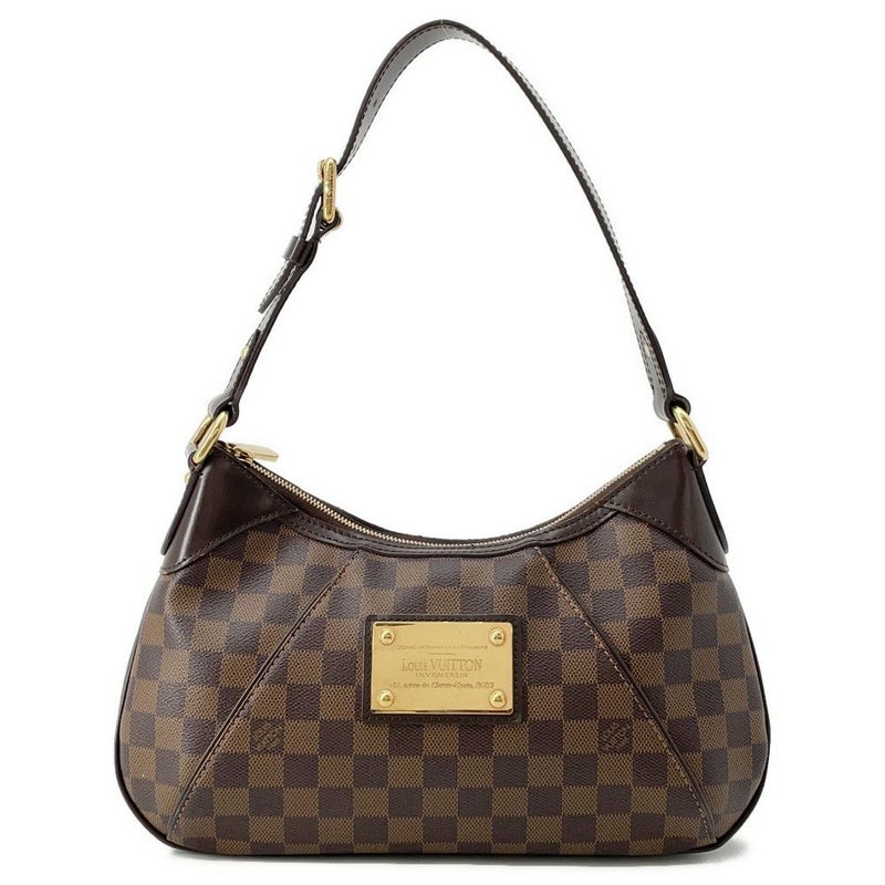 ルイヴィトン ショルダーバッグ ダミエ・エベヌ テムズPM N48180 LOUIS VUITTON ワンショルダー ホーボーバッグ