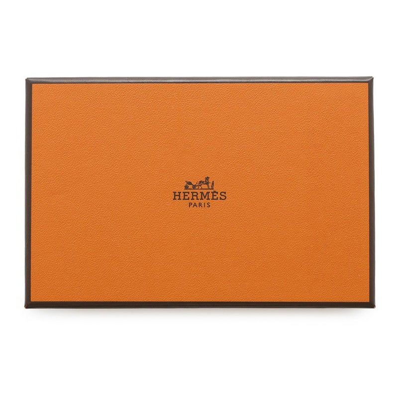 エルメス コインケース カルヴィ デュオ セレステ/シルバー金具 エプソン B刻印 財布 セレスト