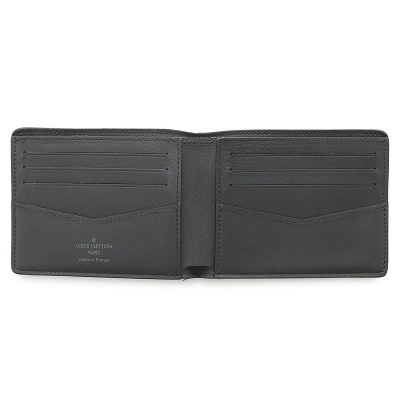 ルイヴィトン 二つ折り財布 モノグラム ポルトフォイユ・スレンダー M81774 LOUIS VUITTON ブラック 黒