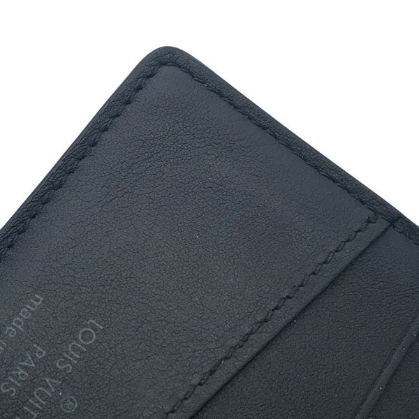 ルイヴィトン 二つ折り財布 モノグラム ポルトフォイユ・スレンダー M81774 LOUIS VUITTON ブラック 黒