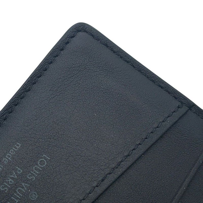 ルイヴィトン 二つ折り財布 モノグラム ポルトフォイユ・スレンダー M81774 LOUIS VUITTON ブラック 黒