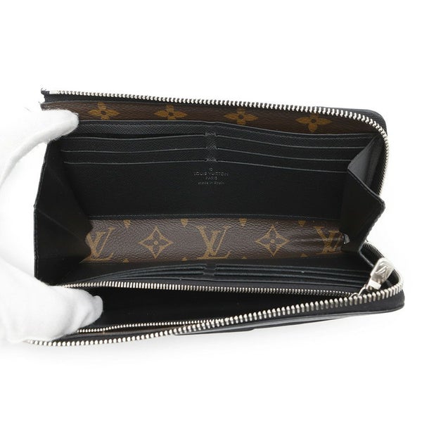 ルイヴィトン 長財布 モノグラム・マカサー ジッピー・ドラゴンヌ M69407 メンズ 黒 ブラック