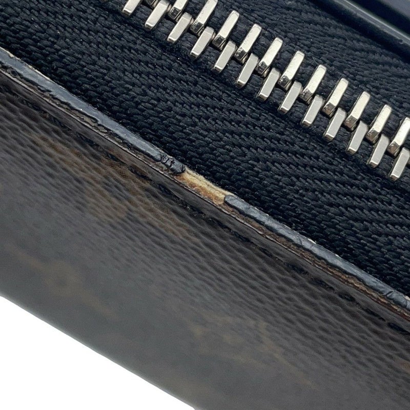 ルイヴィトン 長財布 モノグラム・マカサー ジッピー・ドラゴンヌ M69407 メンズ 黒 ブラック